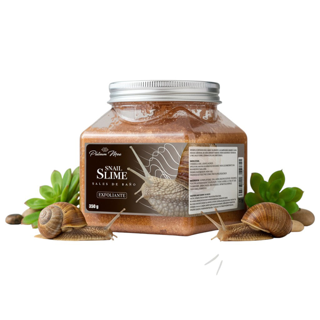 PLATINUMMAX | Sales de Baño - Exfoliante Natural Corporal Baba de Caracol, 350g