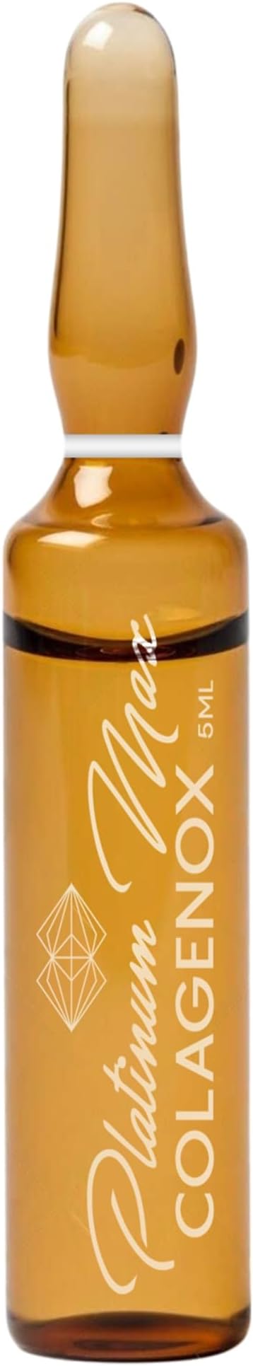 PLATINUMMAX 50 ampolletas Colagenox 5 ml c/u - Formula Reafirmante con Vitamina C, y E, Colágeno, Silicio | Tratamientos Corporales y Faciales; Presentación de Vidrio Esterilizado y Dosis Individual