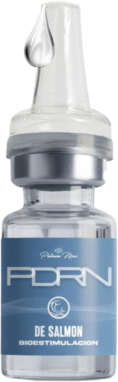 PLATINUMMAX | Pdrn de Salmón, Regeneración Célular, Producción de Colágeno, Reparación Tisular (Rostro, Cuello, Escote y Manos) Frasco de 5 ml