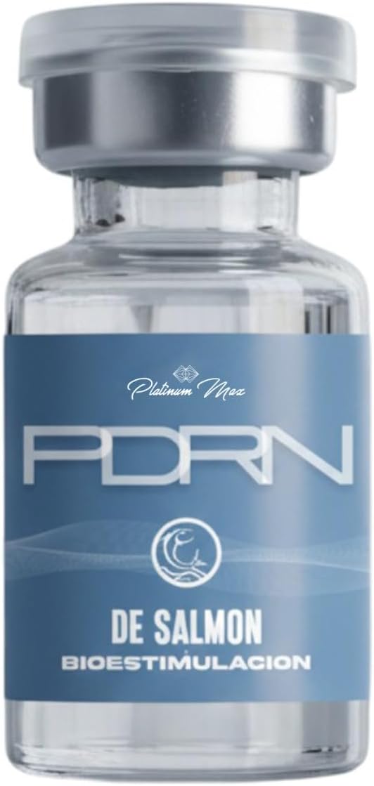 PLATINUMMAX | Pdrn de Salmón, Regeneración Célular, Producción de Colágeno, Reparación Tisular (Rostro, Cuello, Escote y Manos) Frasco de 5 ml