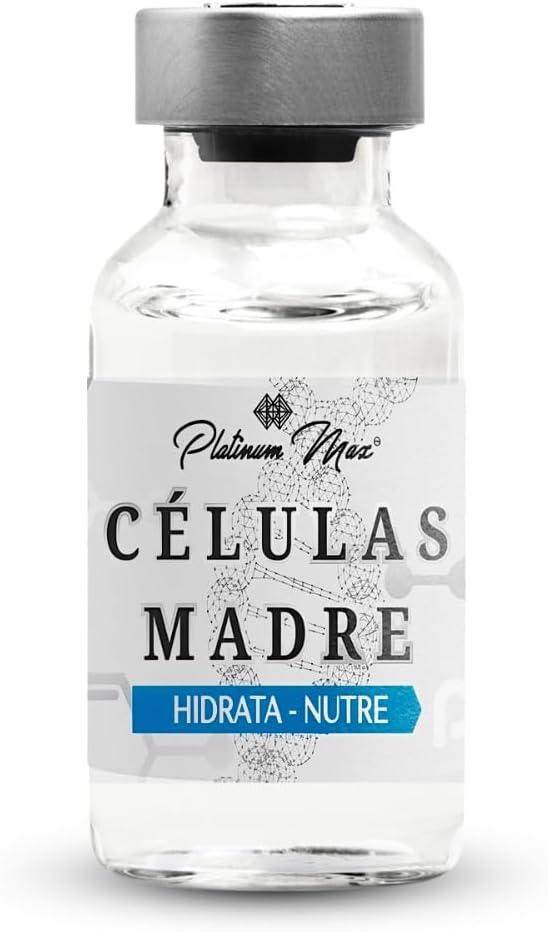 PLATINUMMAX Células Madre | Regenera, Repara, Uniforma, Tonifica, Hidratación Profunda) 3 Viales de 10 Ml c/u