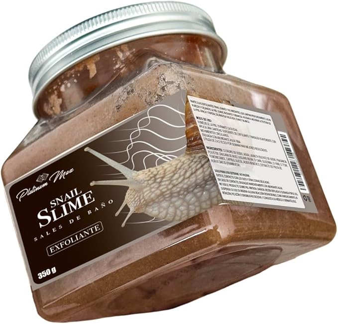 PLATINUMMAX | Sales de Baño - Exfoliante Natural Corporal Baba de Caracol, 350g