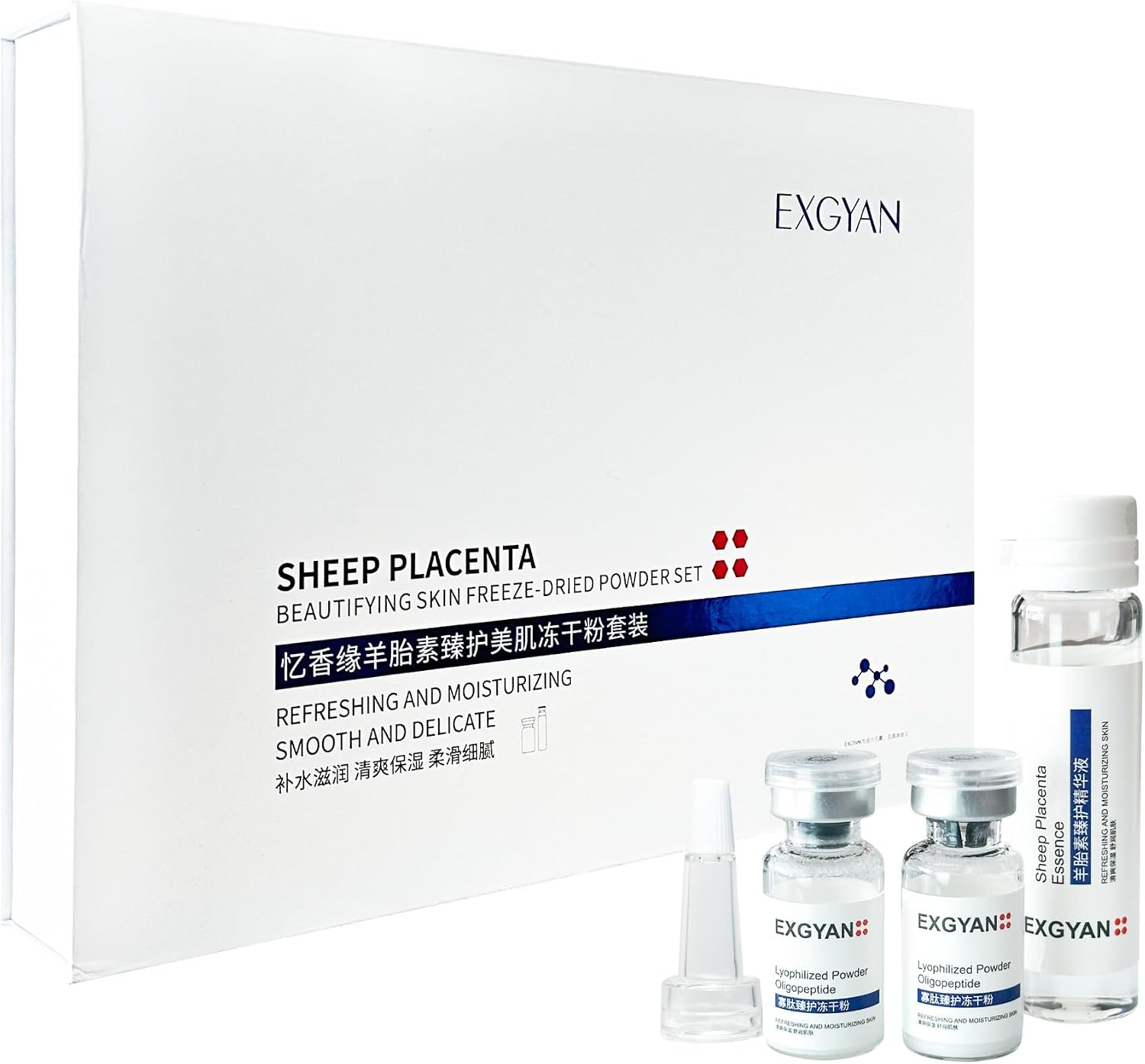 Suero de Placenta de Oveja - SET 20 Frascos Liofilizados en Polvo
